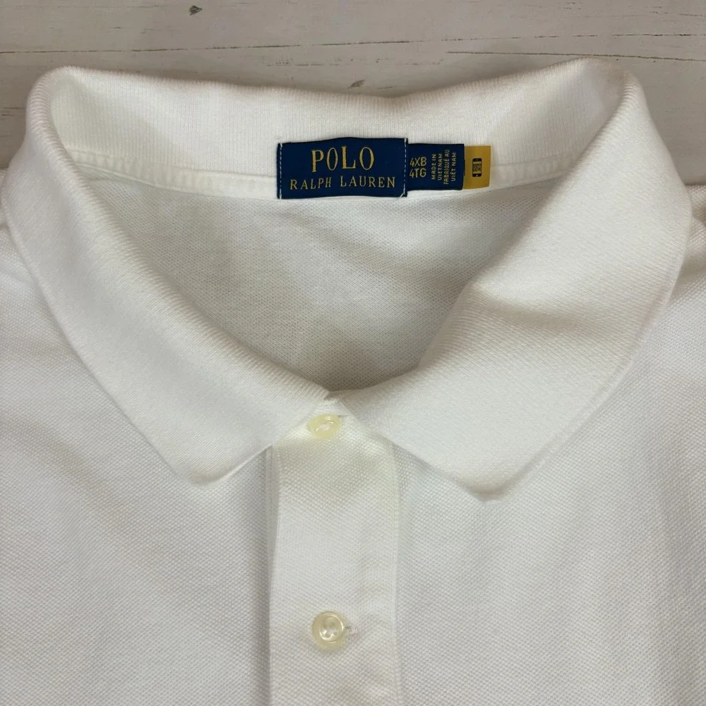 Polo Ralph Lauren Dual Match Triple-Pony Mesh Polo Shirt 4XB Big & Tall