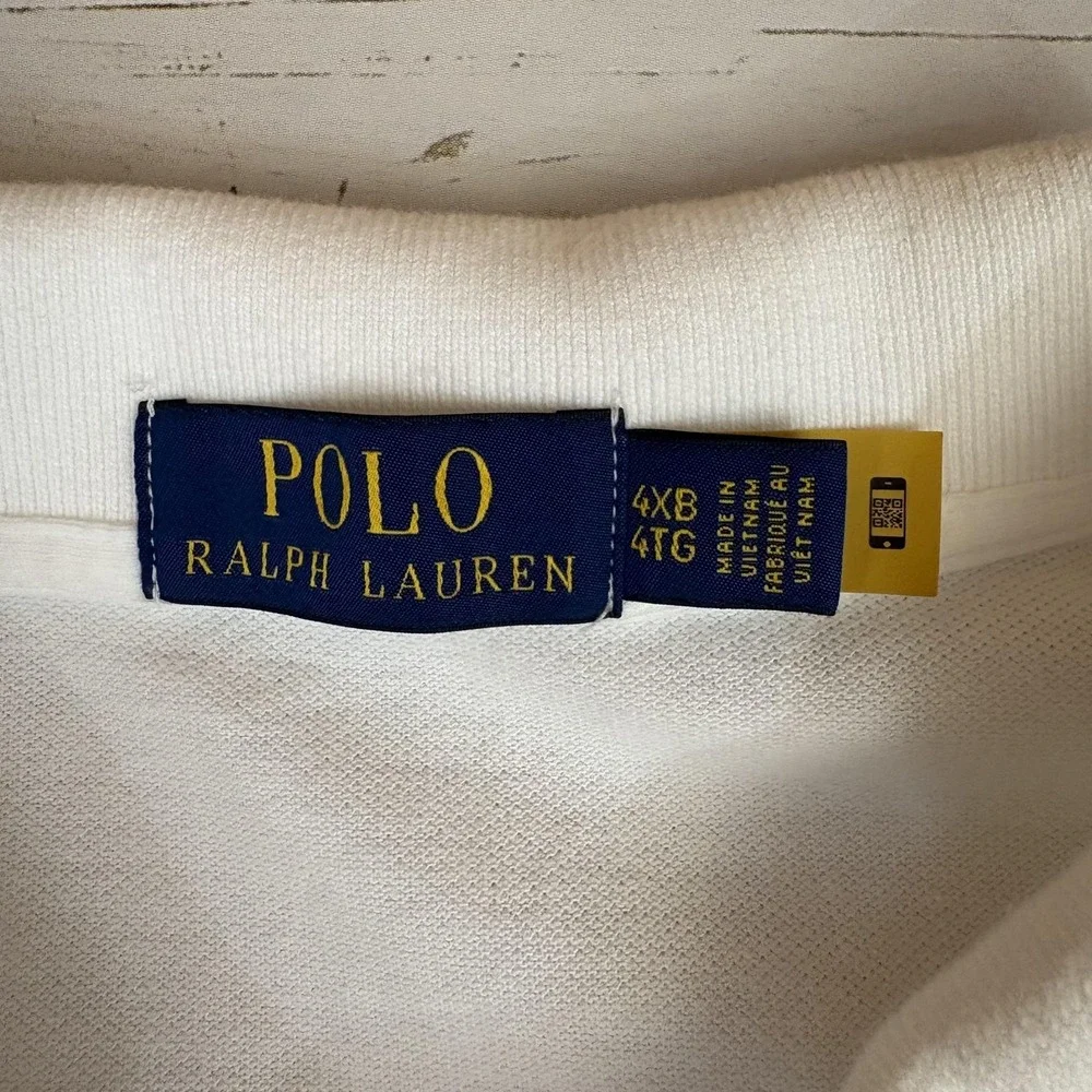 Polo Ralph Lauren Dual Match Triple-Pony Mesh Polo Shirt 4XB Big & Tall