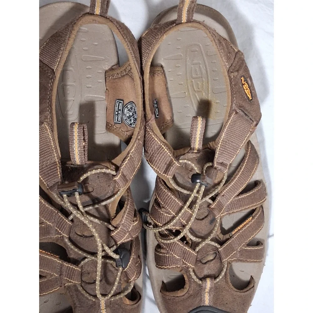 Keen Newport H2 Mens Brown Waterproof Hiking Sandals Size 12 1126-SBHG CD 1210