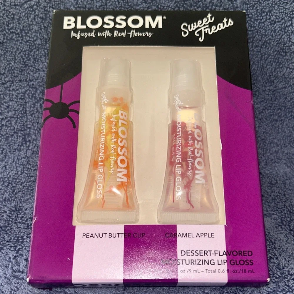 Blossom Sweet Treats Peanut‎ Butter Cup & Caramel Apple Lip Gloss Set