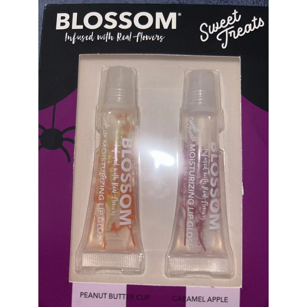 Blossom Sweet Treats Peanut‎ Butter Cup & Caramel Apple Lip Gloss Set