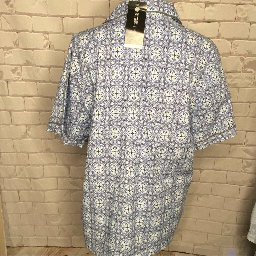 Alexander Del Rossa blue white