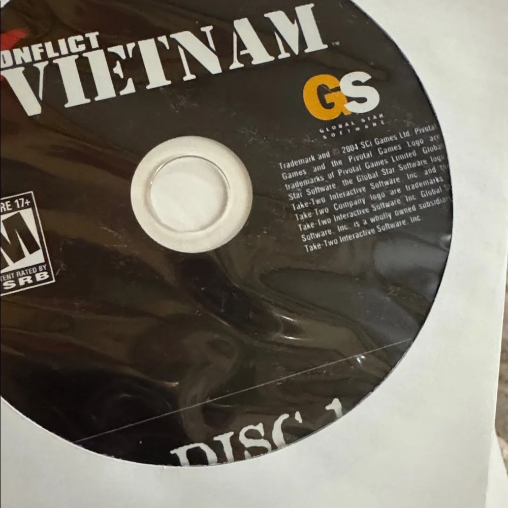 Conflict Vietnam PC CD-ROM 3 Game Discs