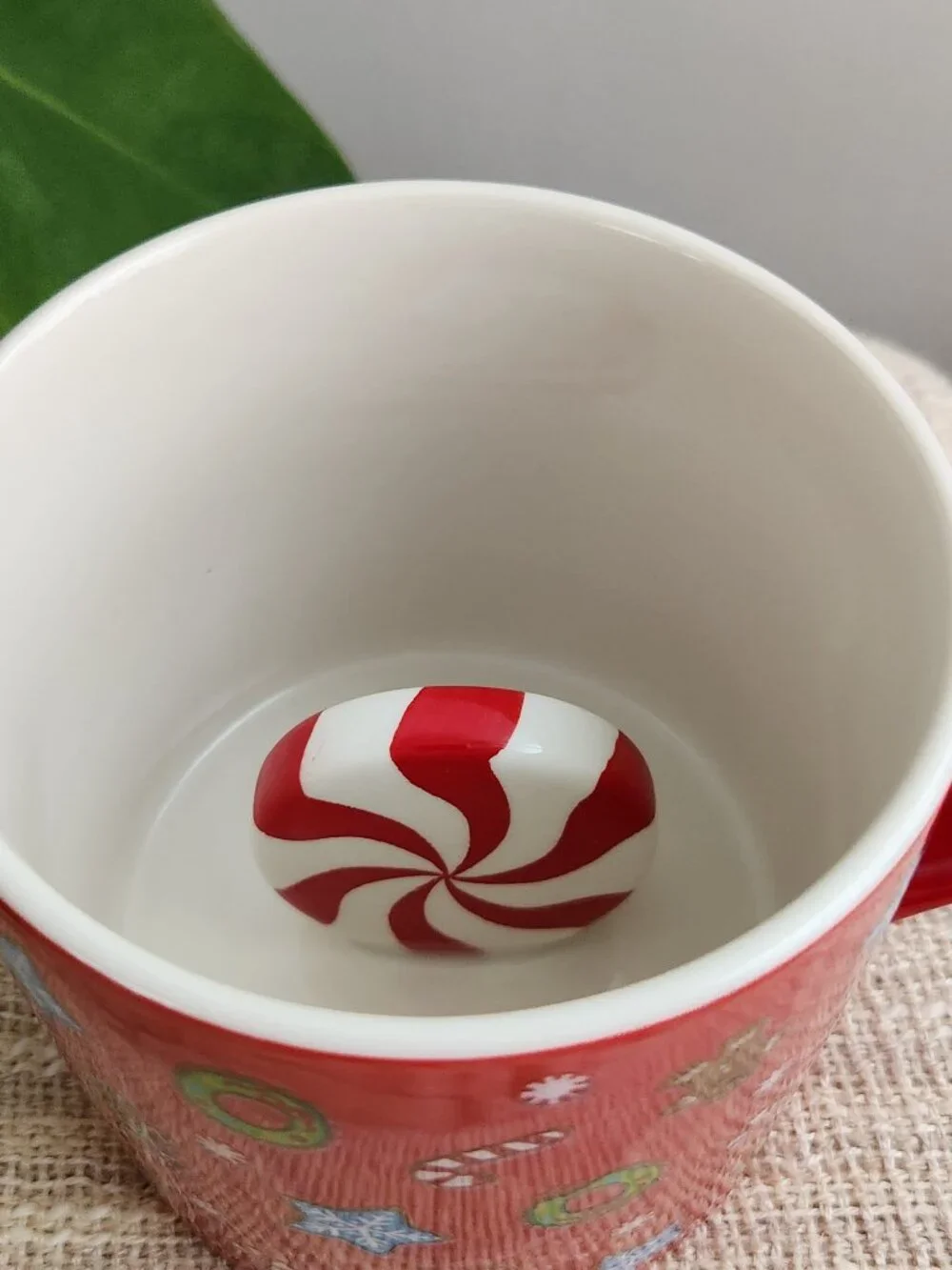Wondershop Holiday Stoneware Mug Target Red Candy Peppermint Cup