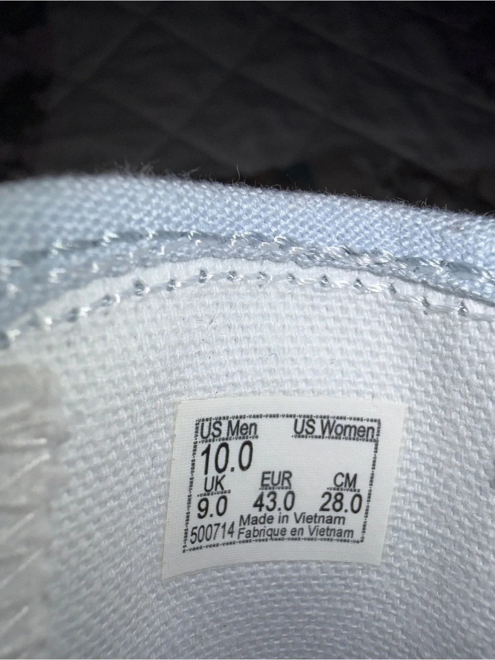 Vans us mens