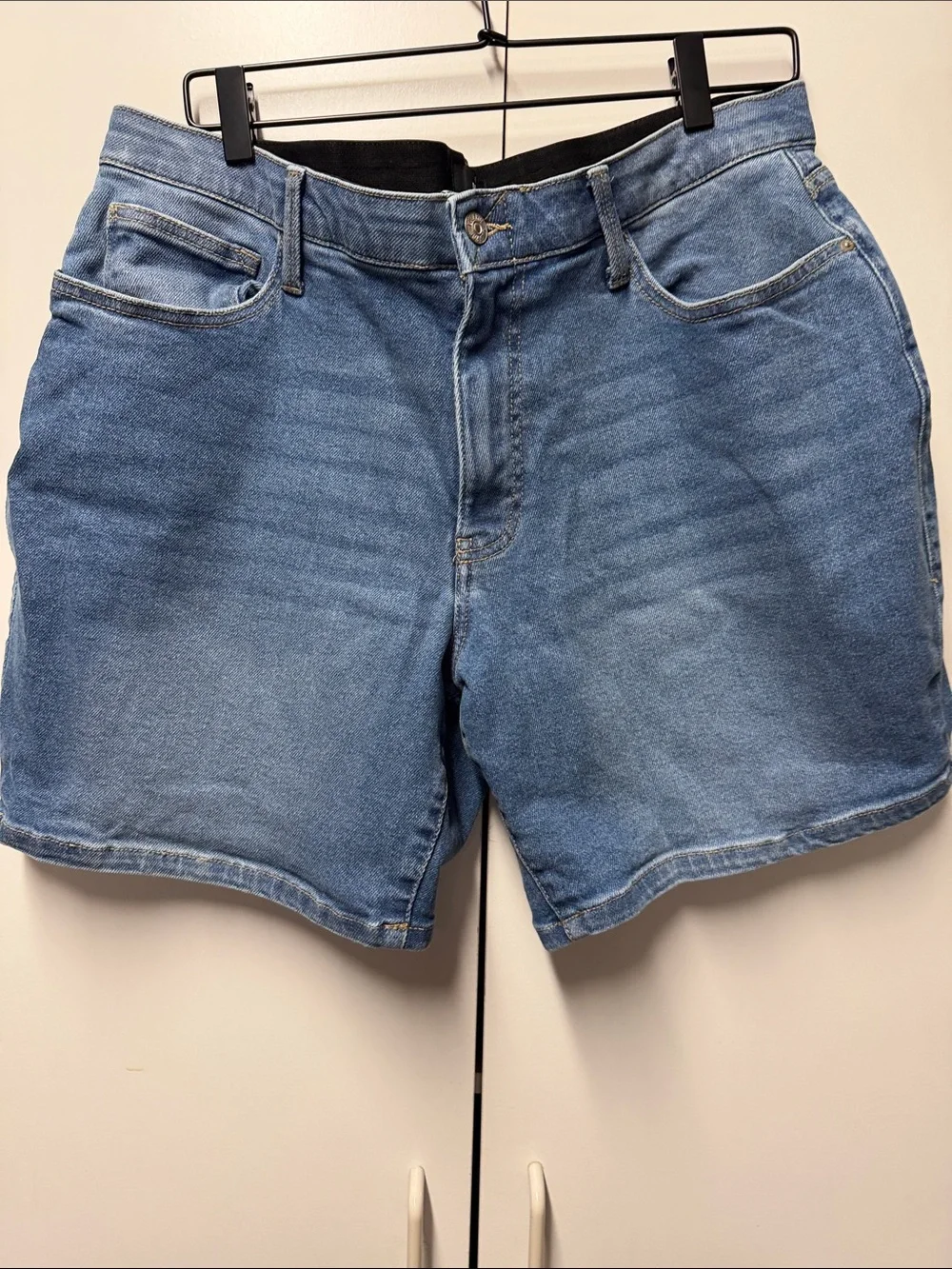 LuLaRoe medium blue relaxed denim shorts