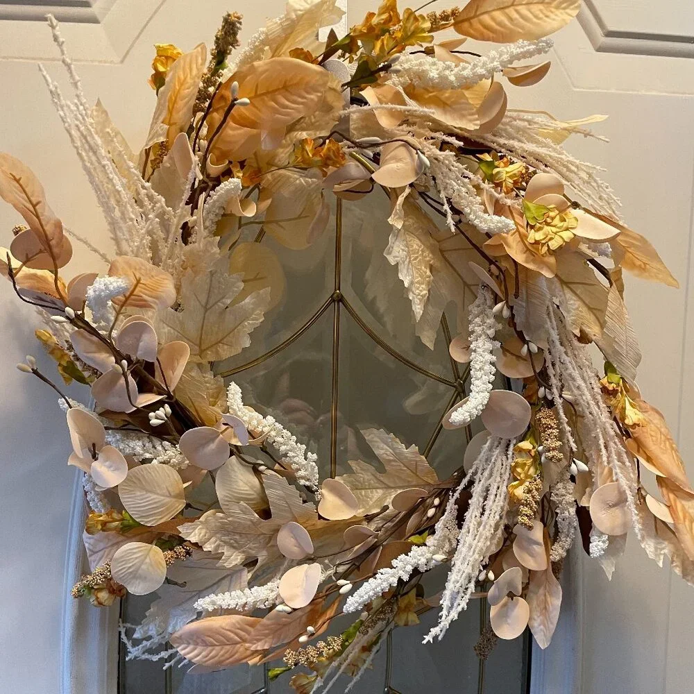 Cottage Core Farmhouse Boho Wreath NWOT