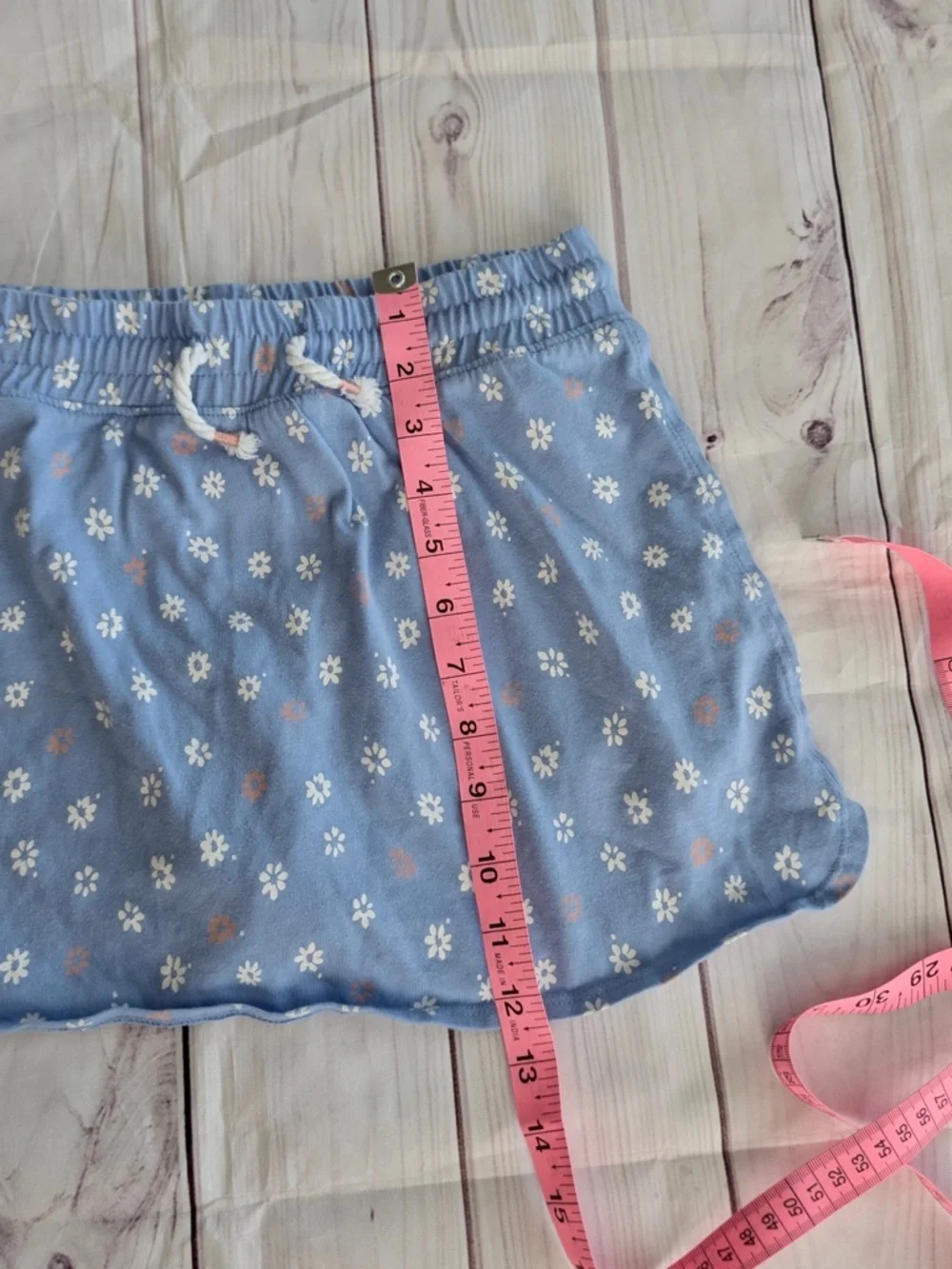 OshKosh B'gosh Girls Skort Skirt daisy periwinkle Size 12 built in shorts daisy