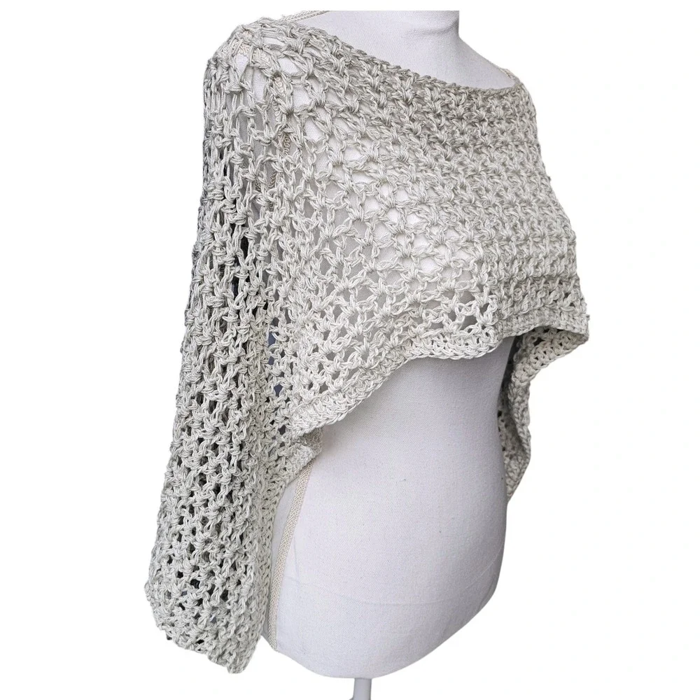 Handmade crochet shrug