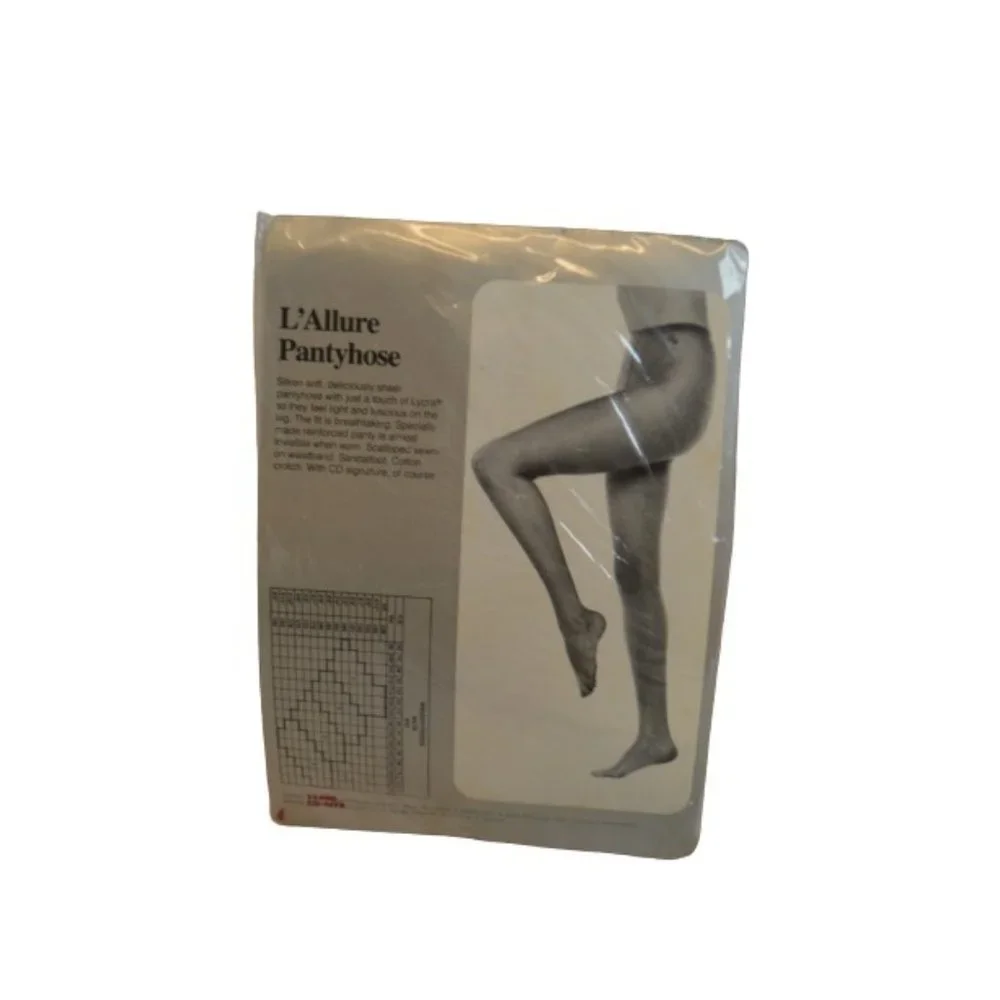 Christian Dior Sheer-Leg Sandalfoot Cotton French Taupe 3 - NWT