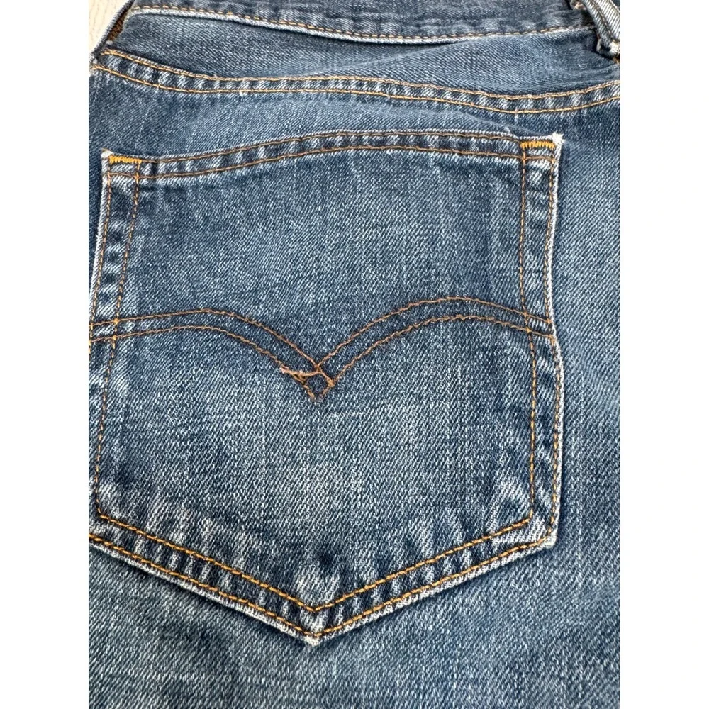 Levis 527 Slim Bootcut Jeans Mens 34x32 Medium Wash Blue Denim 05527-4257