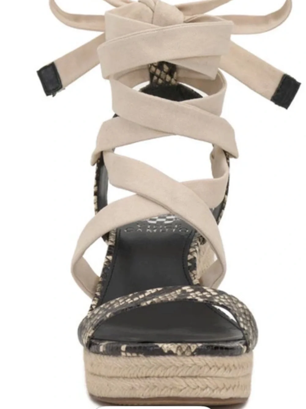 Vince Camuto upper as carefully
