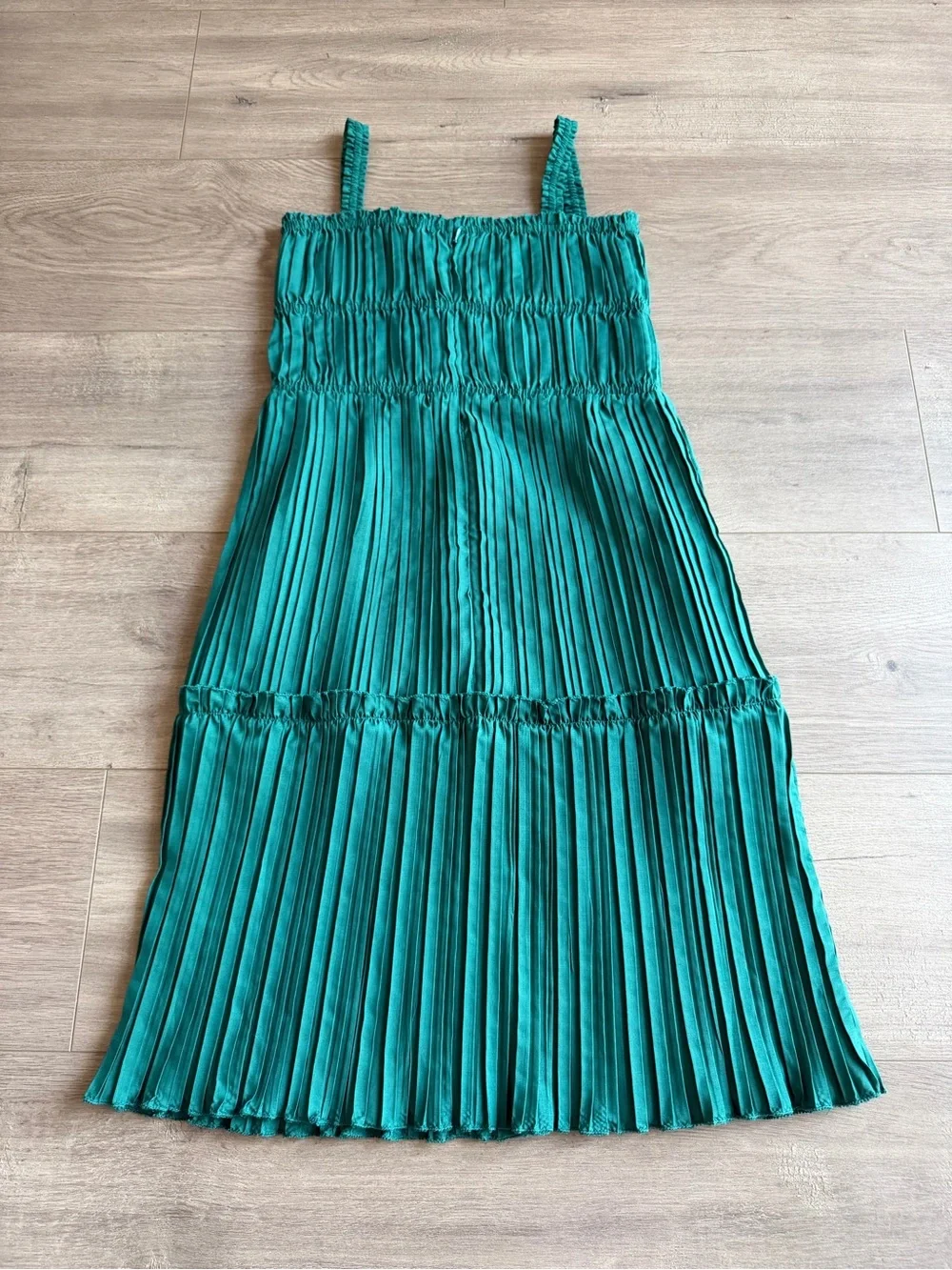 NWT Sea New York - Nomi Solid Sleeveless Dress - Green - size 14Y