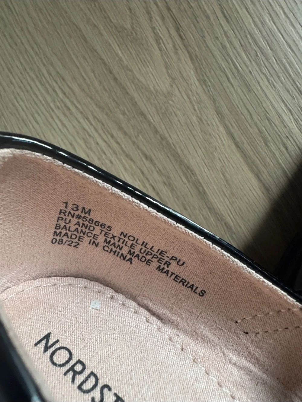 Nordstrom black patent