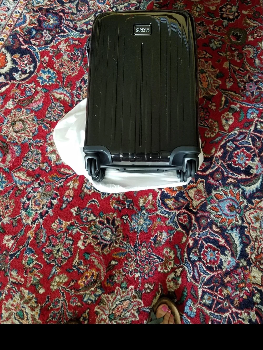 TUMI International Expandable 4-Wheeled Carry-On - Black