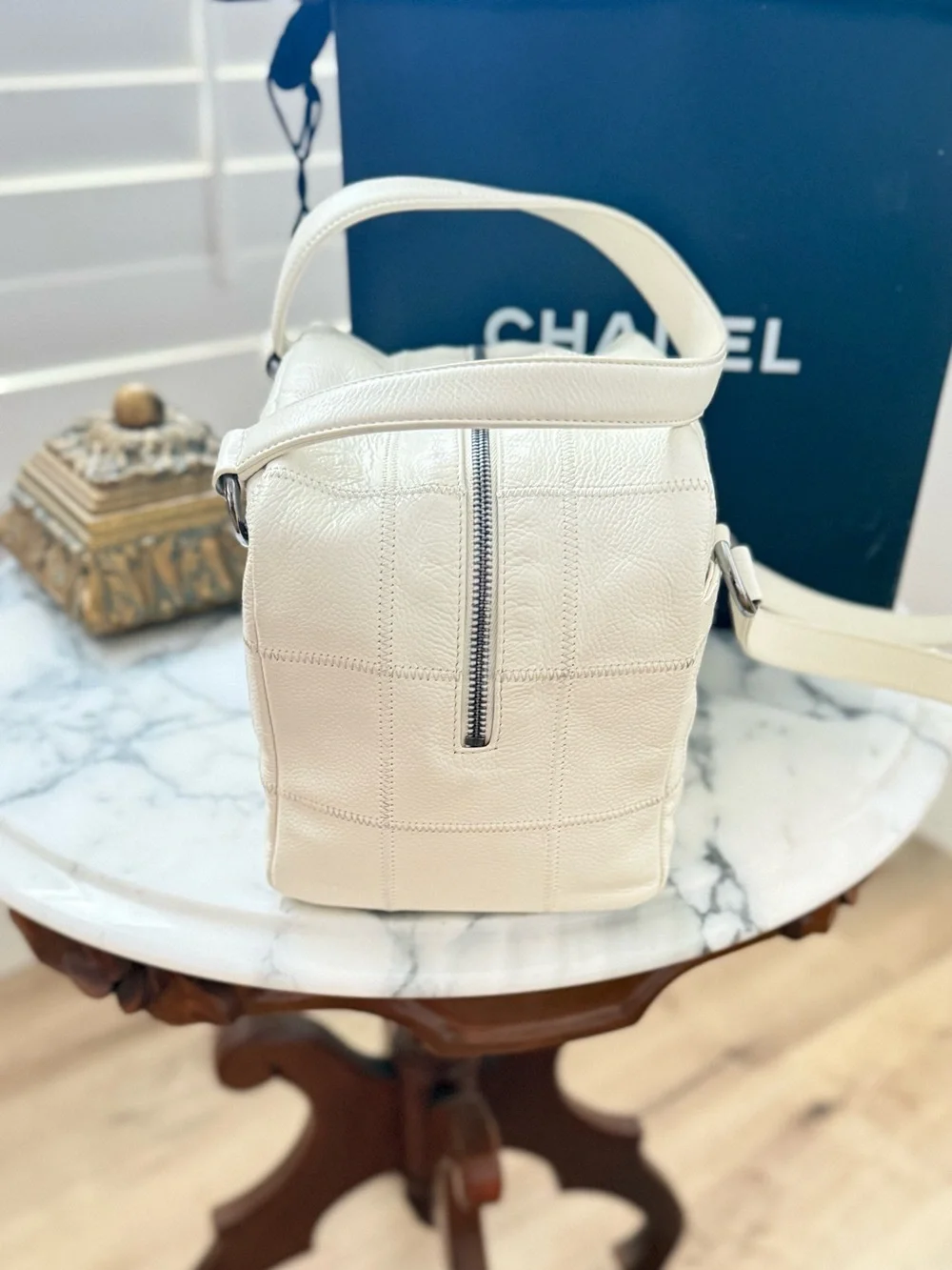 CHANEL Quilted Leather Shoulder Bag