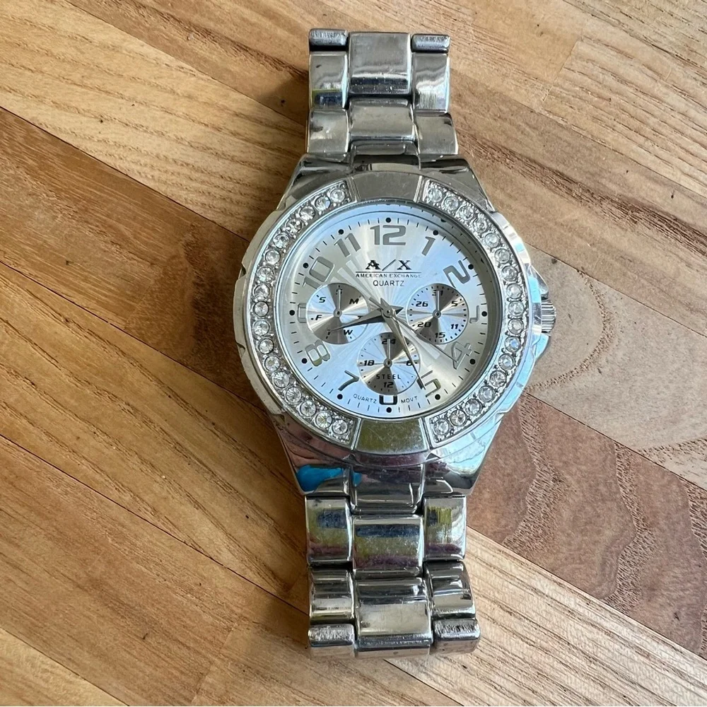A/X American Exchange silver tone fashion watch