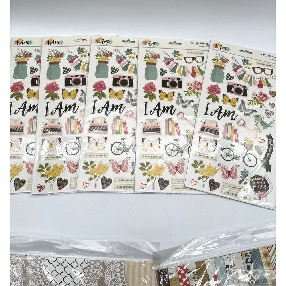 Echo Park, Simple Stories, Teresa Collins scrapbook paper
