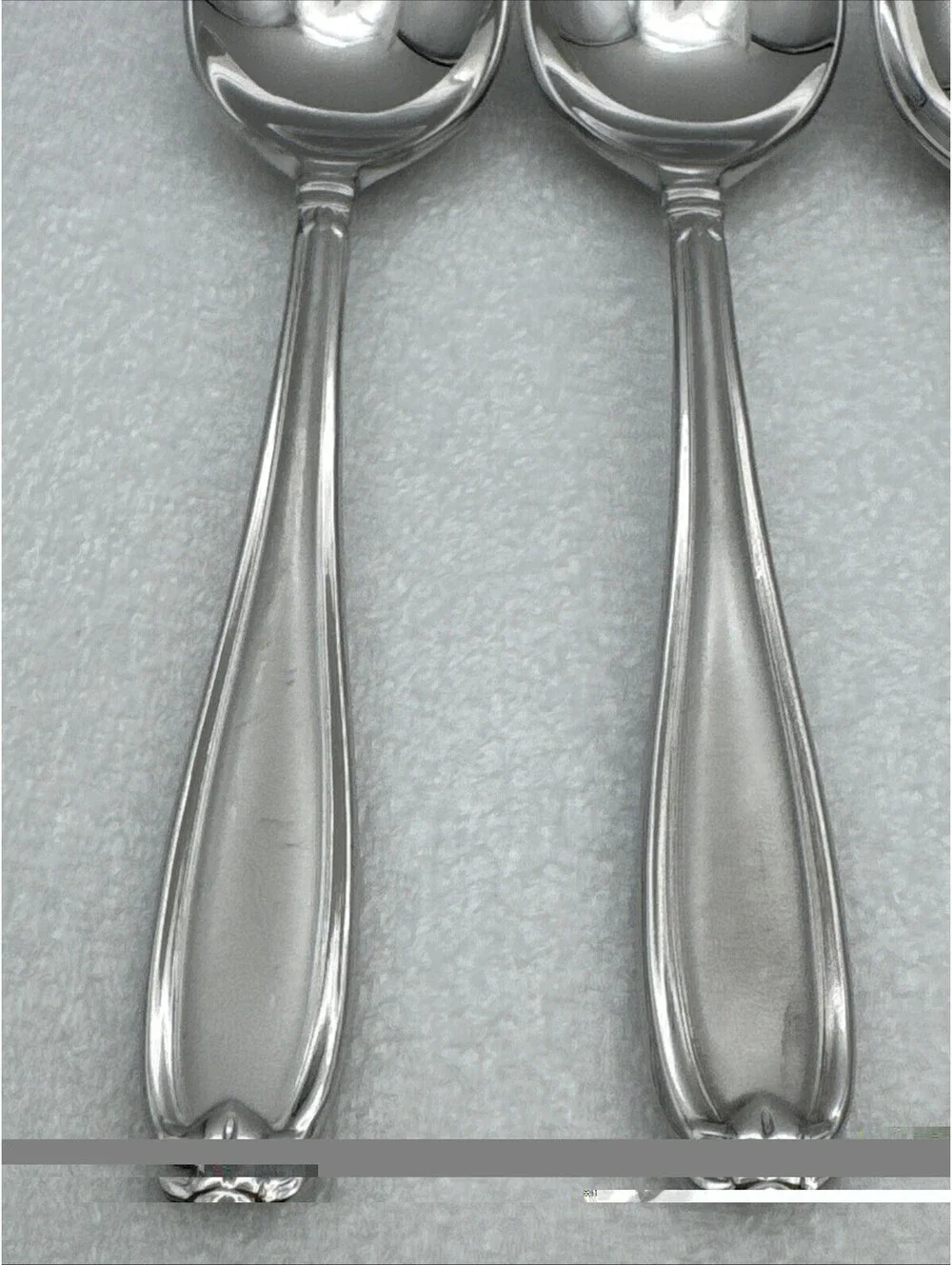 Princess House BARRINGTON 4 Teaspoons 18/10 Stainless Steel Flatware 6-1/4”