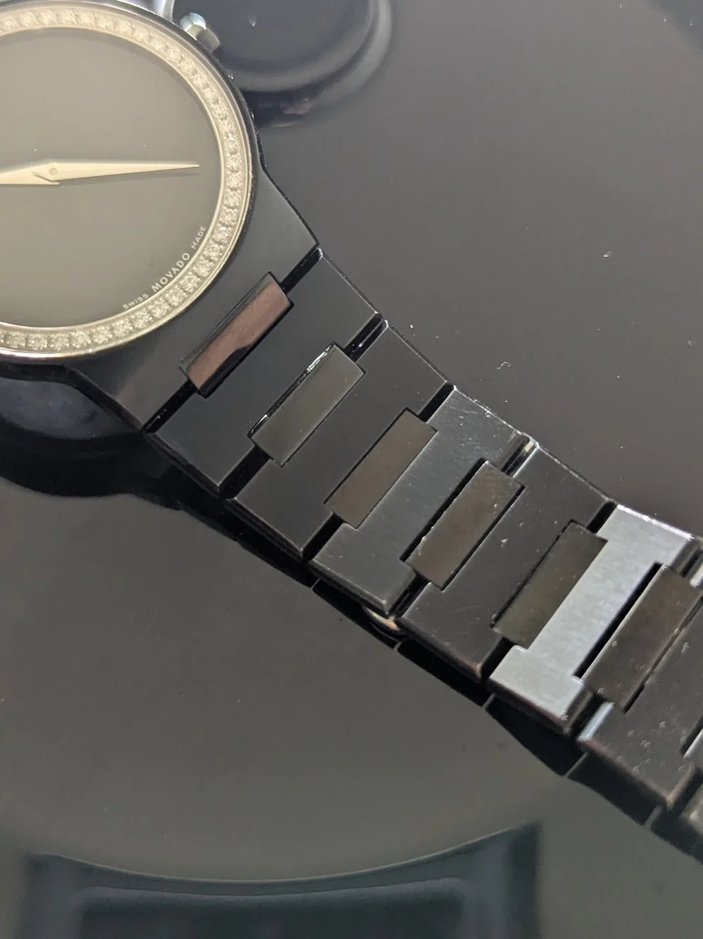 Movado Watch Mens DIAMOND SAFIRO