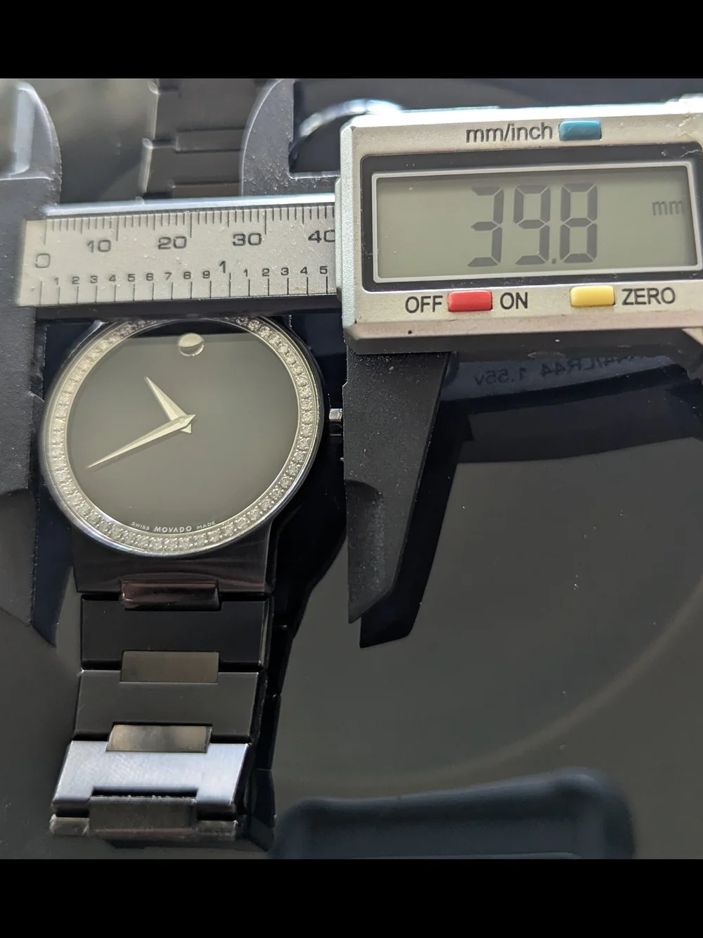 Movado Watch Mens DIAMOND SAFIRO