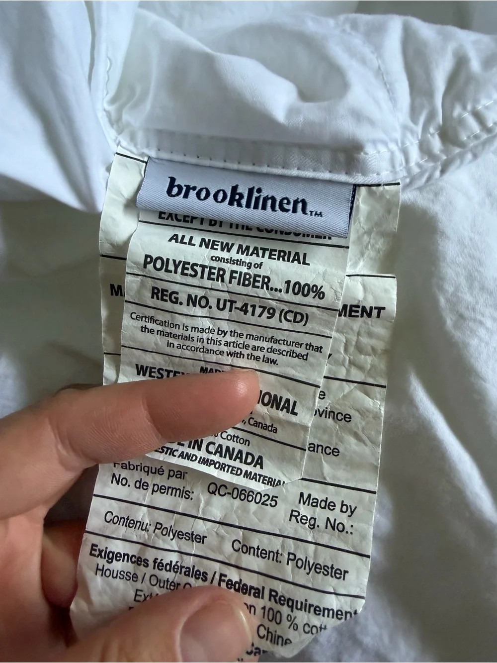 Brooklinen comforter still
