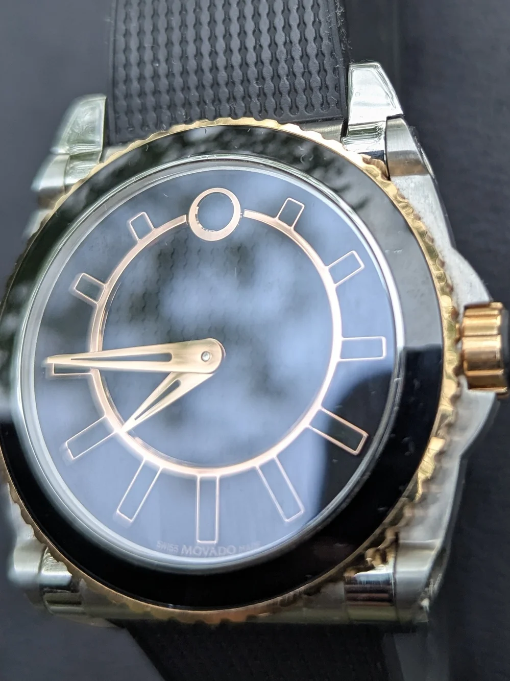 Movado Watch Mens 18K GOLD... MASTER $6995