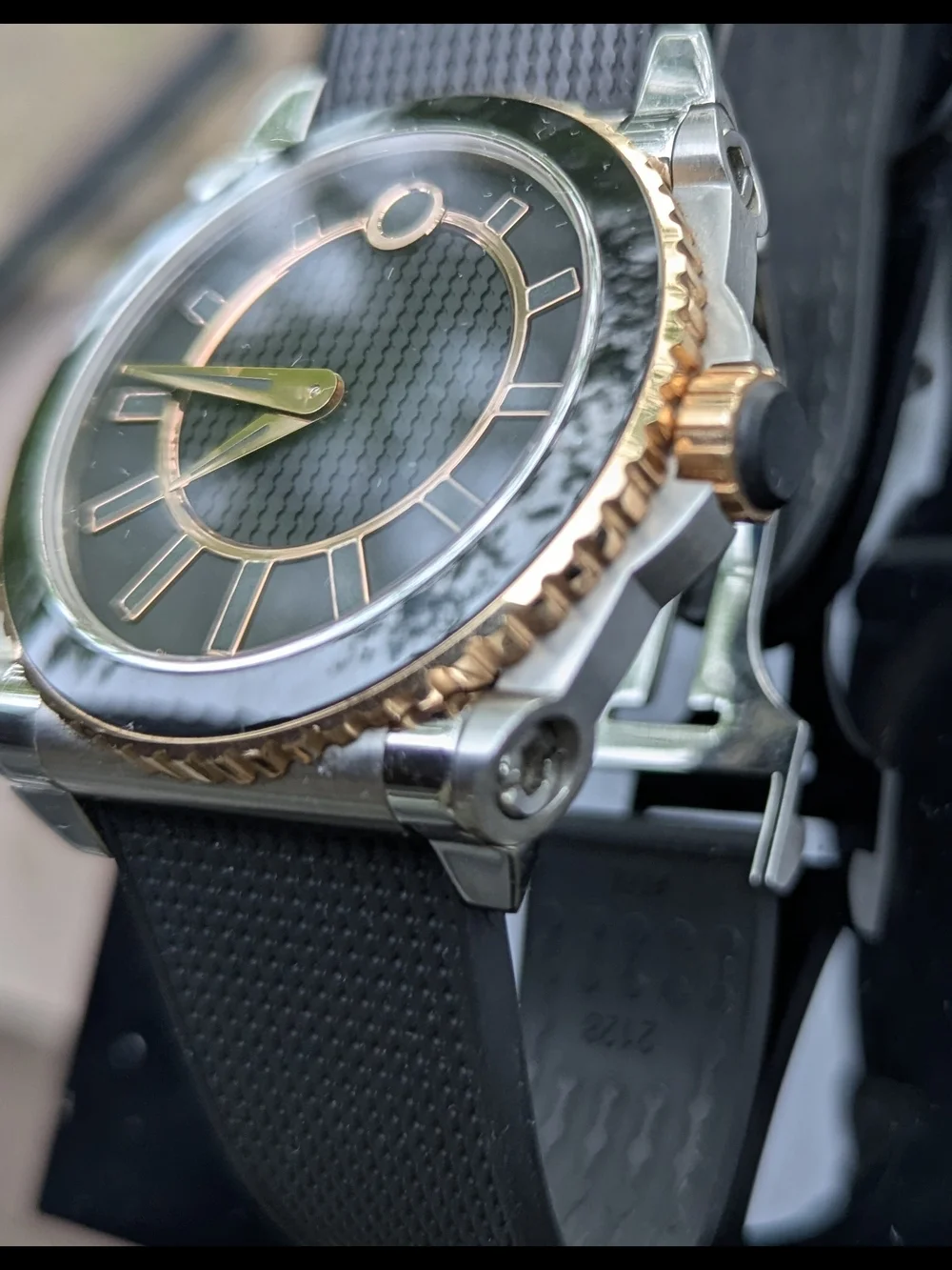 Movado Watch Mens 18K GOLD... MASTER $6995