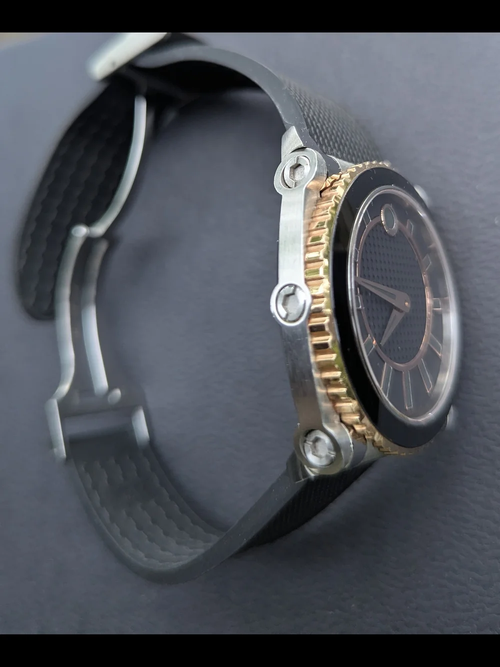 Movado Watch Mens 18K GOLD... MASTER $6995