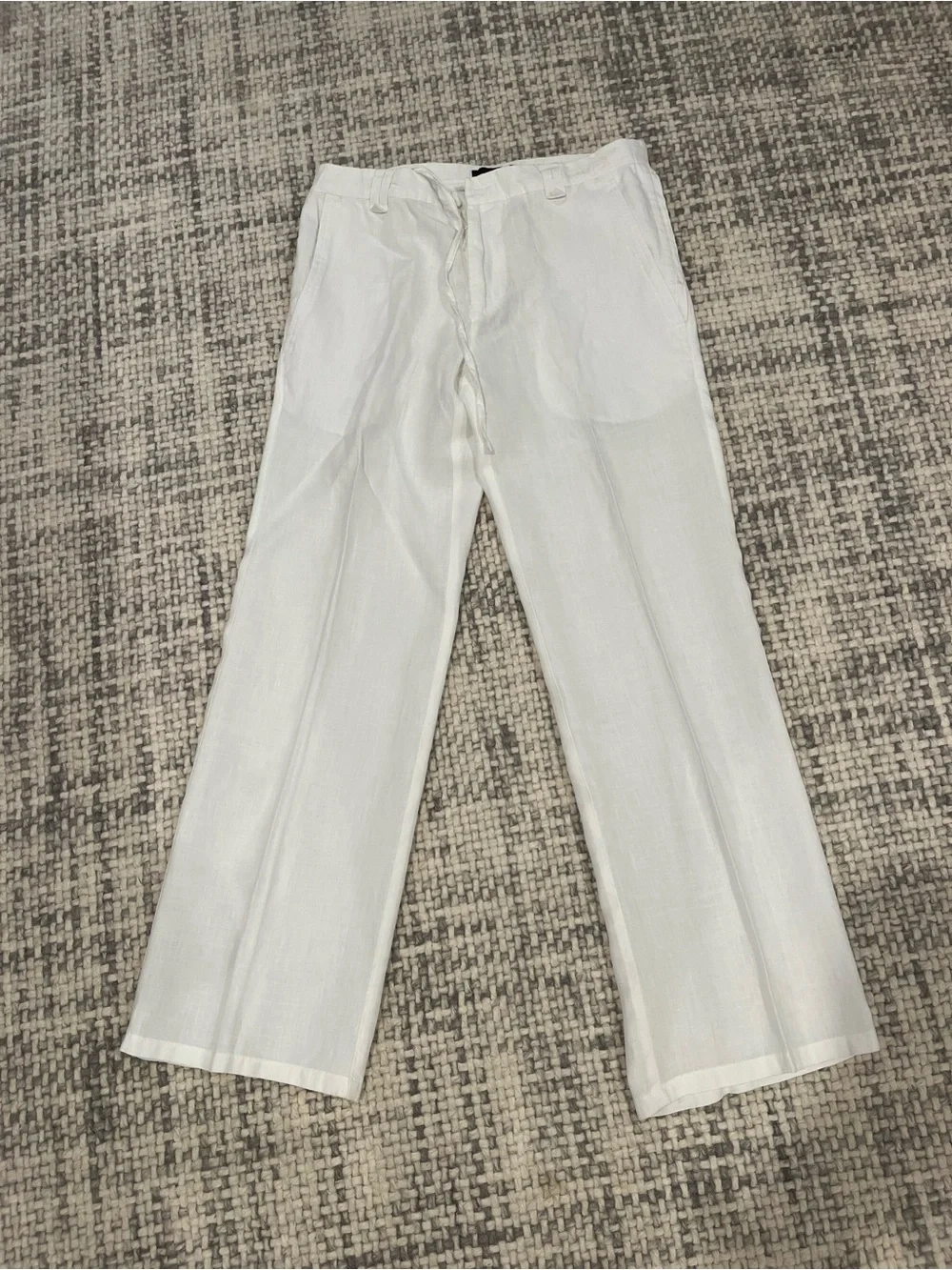 Reiss White Linen Pants