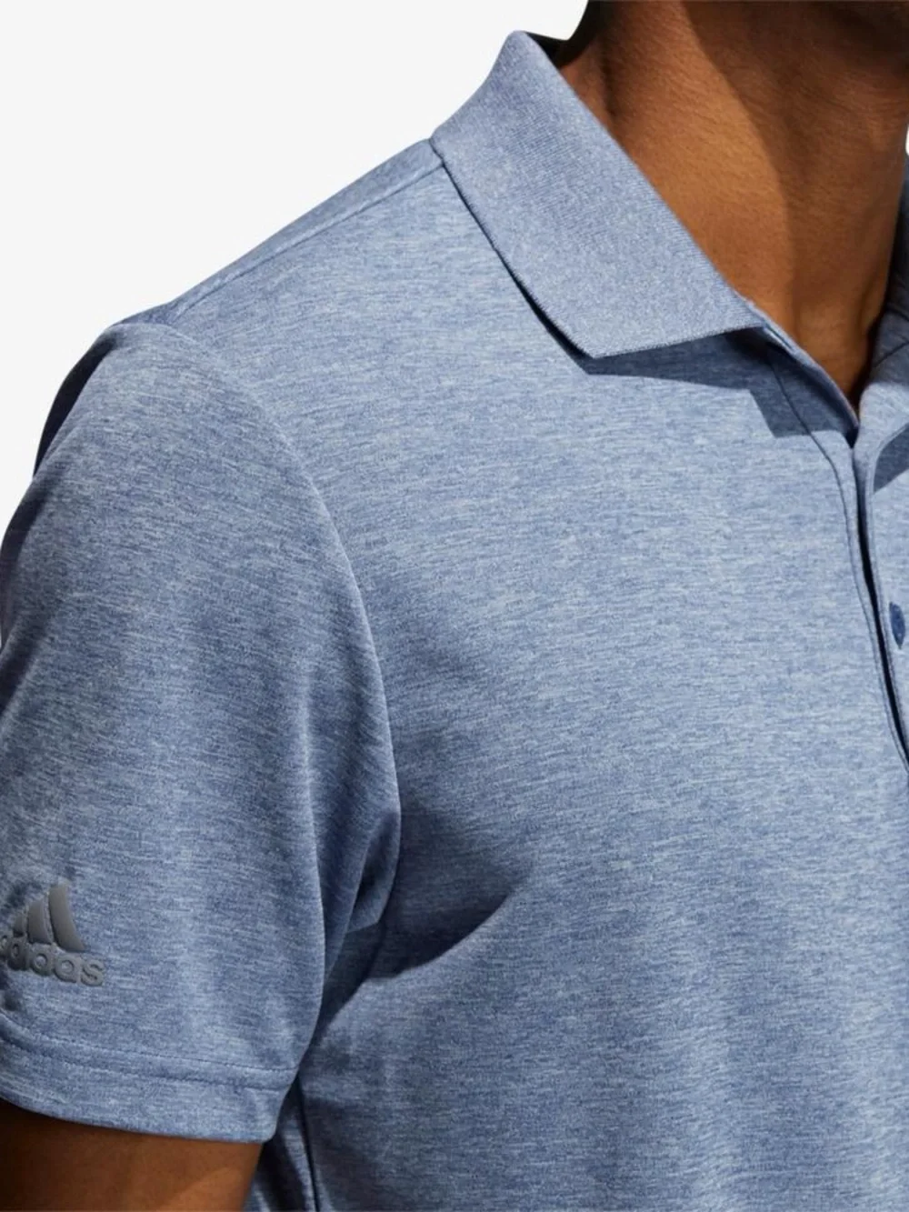 adidas polo heathered