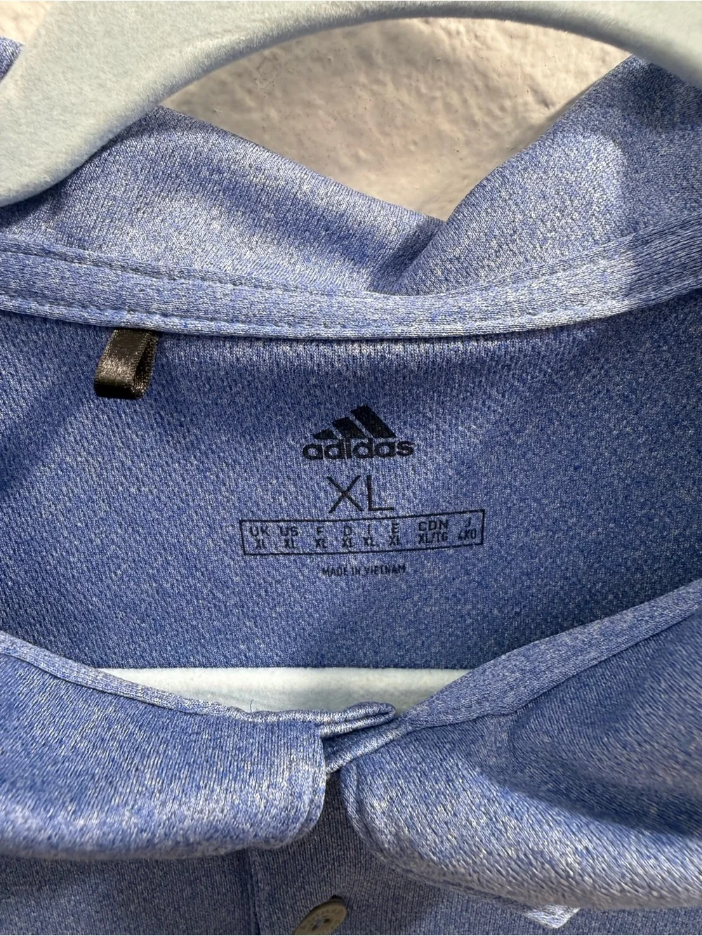 adidas polo heathered