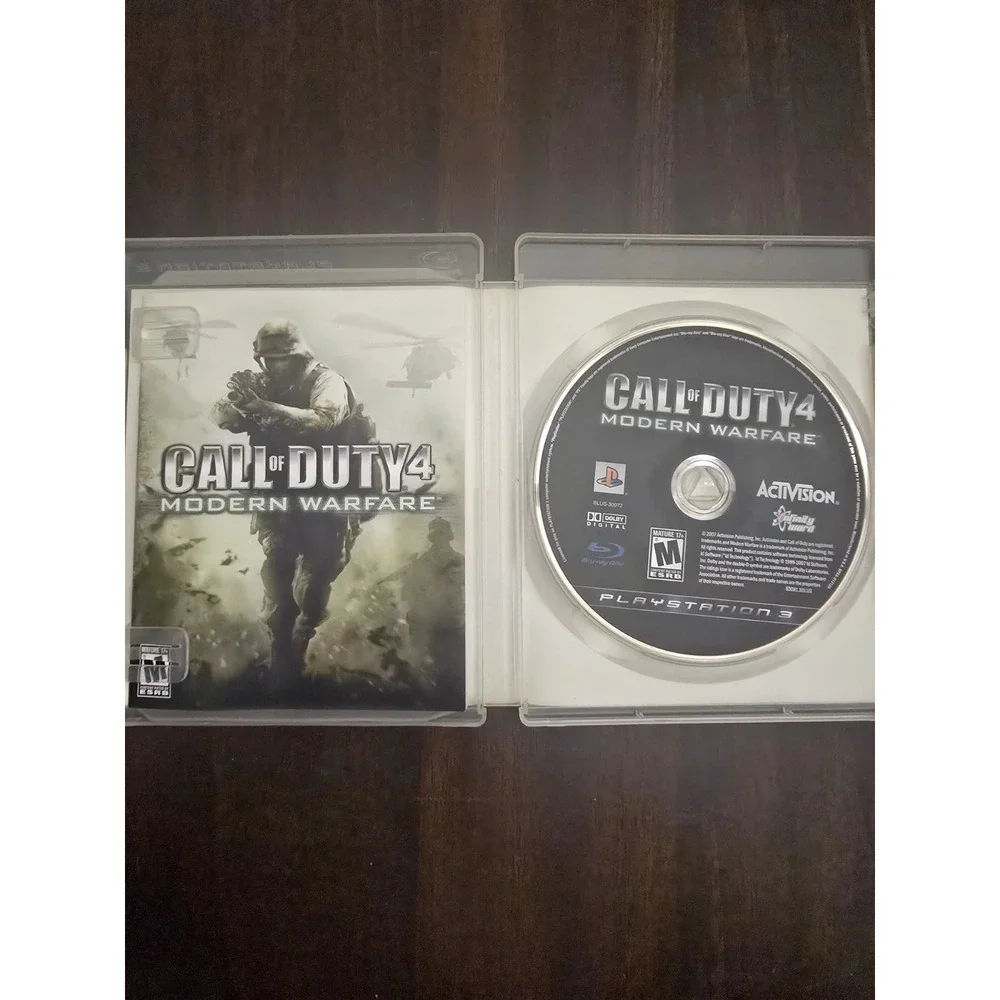 PS3 Call Of Duty 4 Modern Warfare PlayStation 3 Game InfinityWard Activision CIB