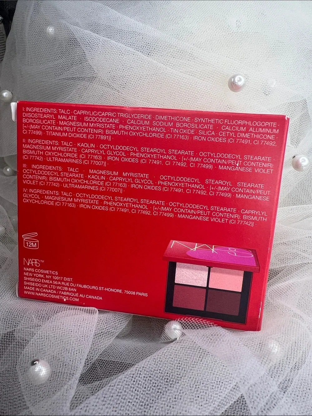 NARS new box