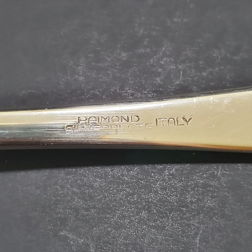 Raimond Silverplate Serving Fork Made in Italy Vintage