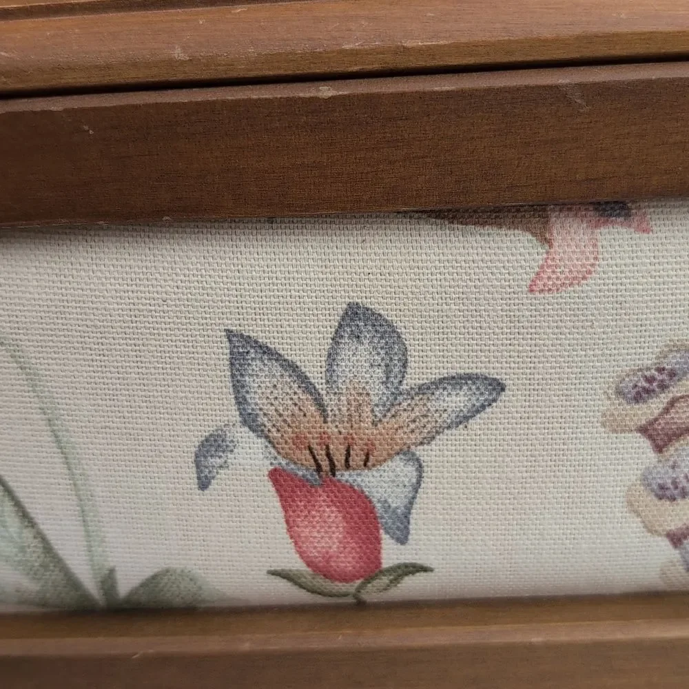 Vintage lined fabric owned
