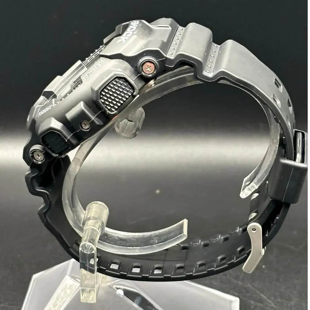 Casio G-Shock GD100-1B Black Digital High Brightness World Time 200M Watch NIB