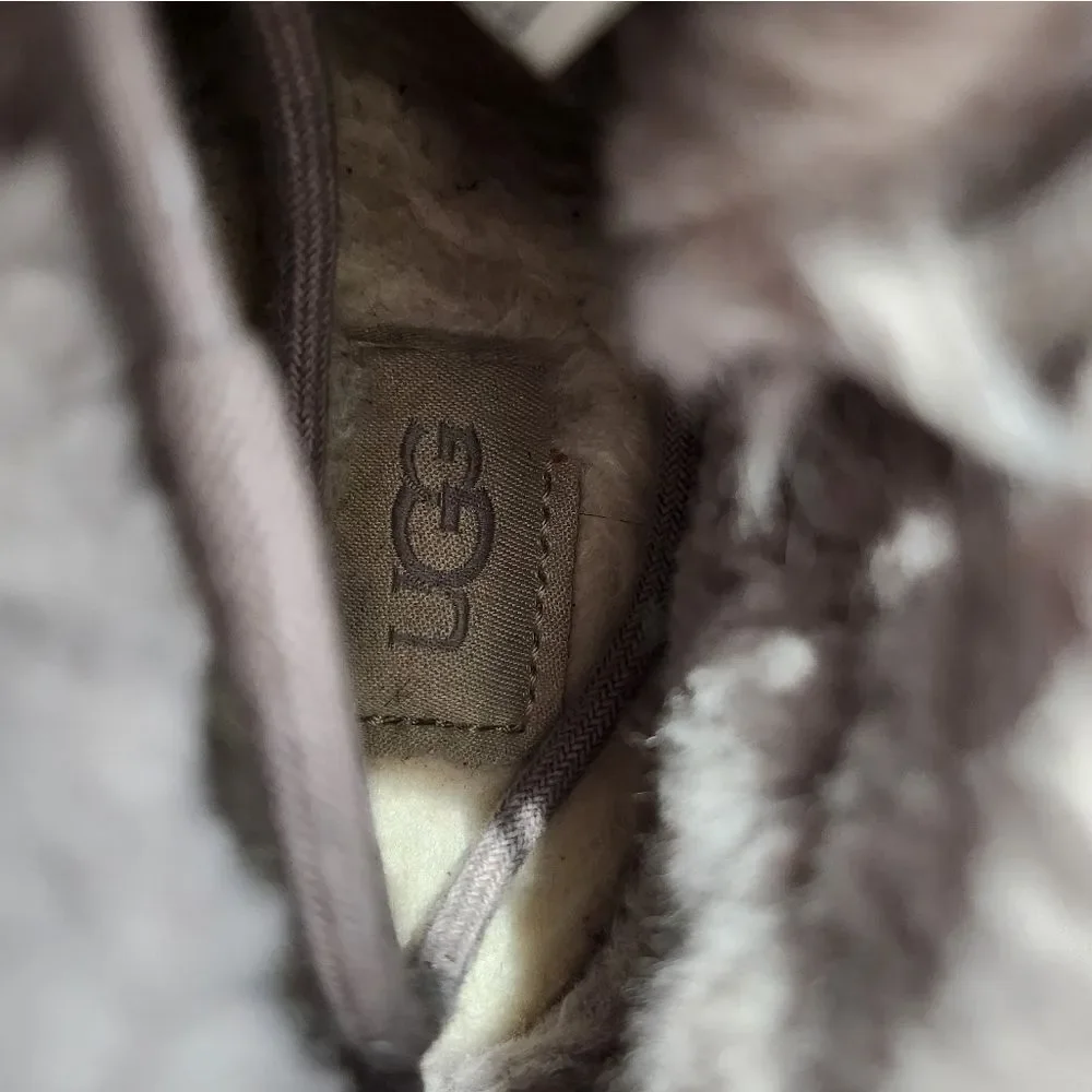Ugg Grey Neumel clear sole boots