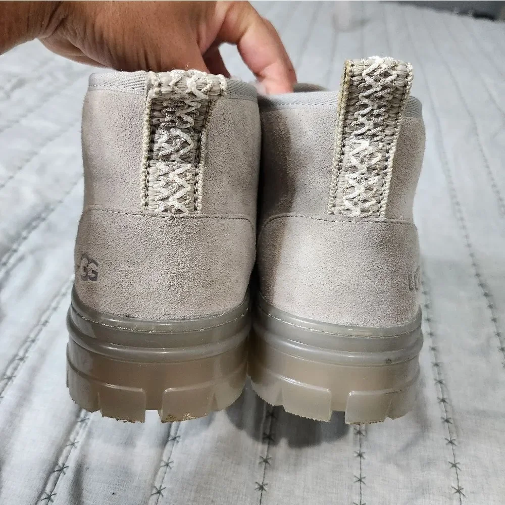 Ugg Grey Neumel clear sole boots