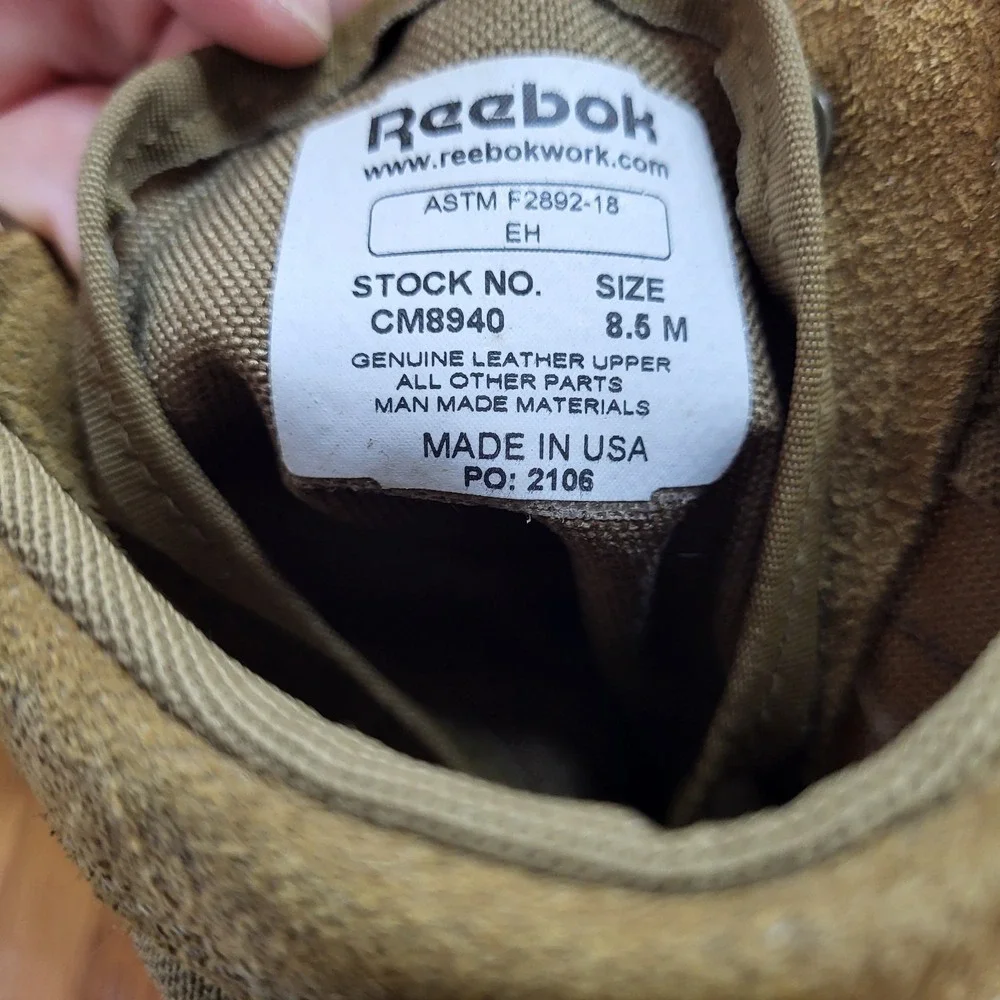 Reebok strikepoint boot