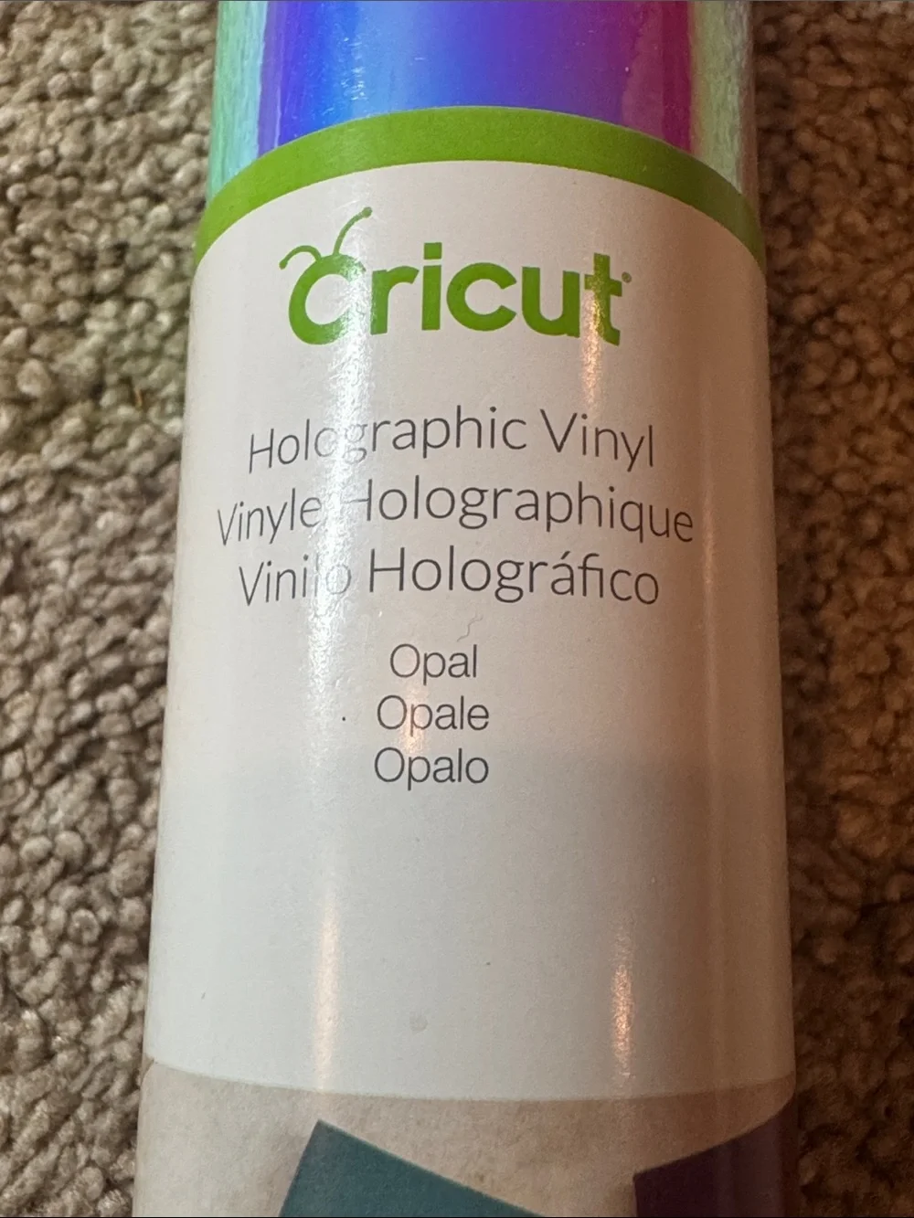 Cricut three holographic
