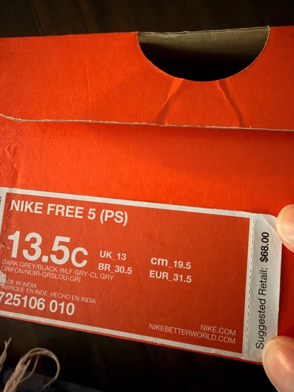 Nike logo sneakers midsole