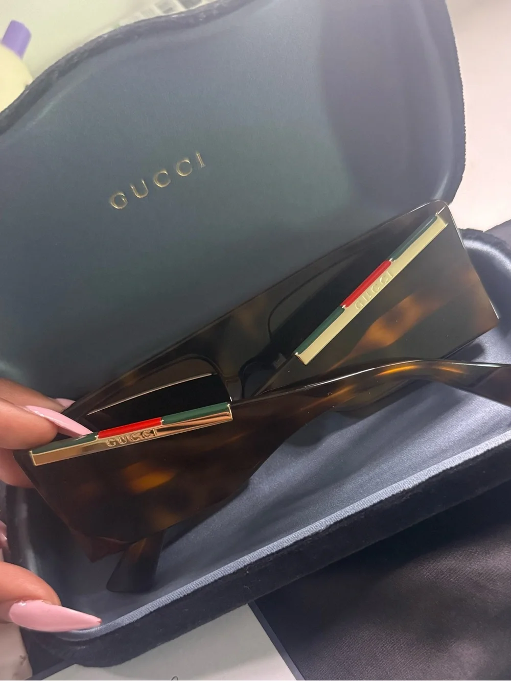 ✨Gucci GG1888S Rectangular Sunglasses Havana Brown