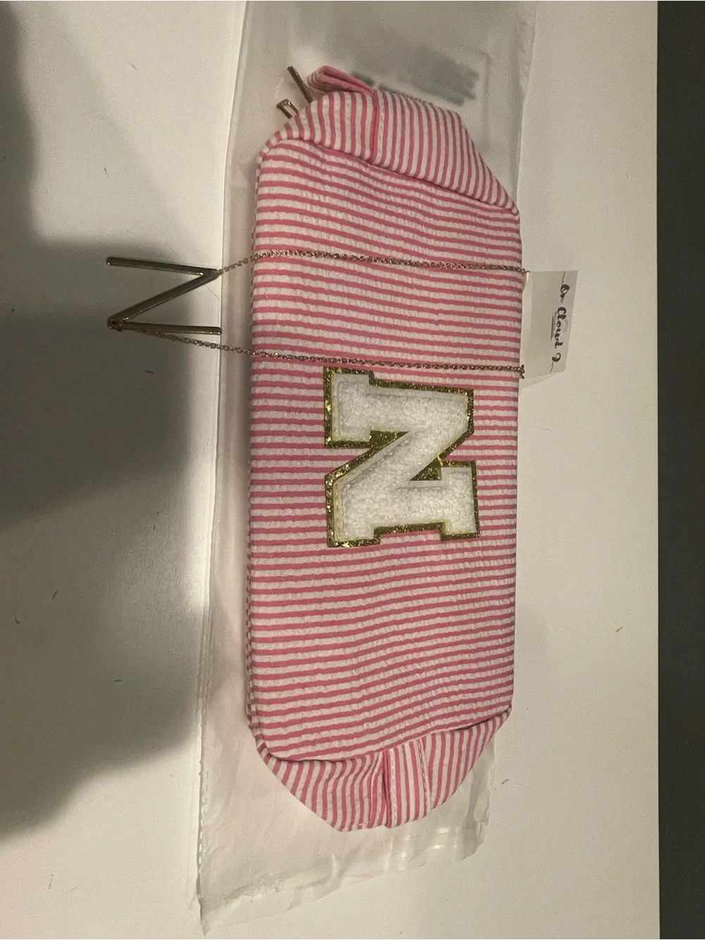On cloud 9 striped pink