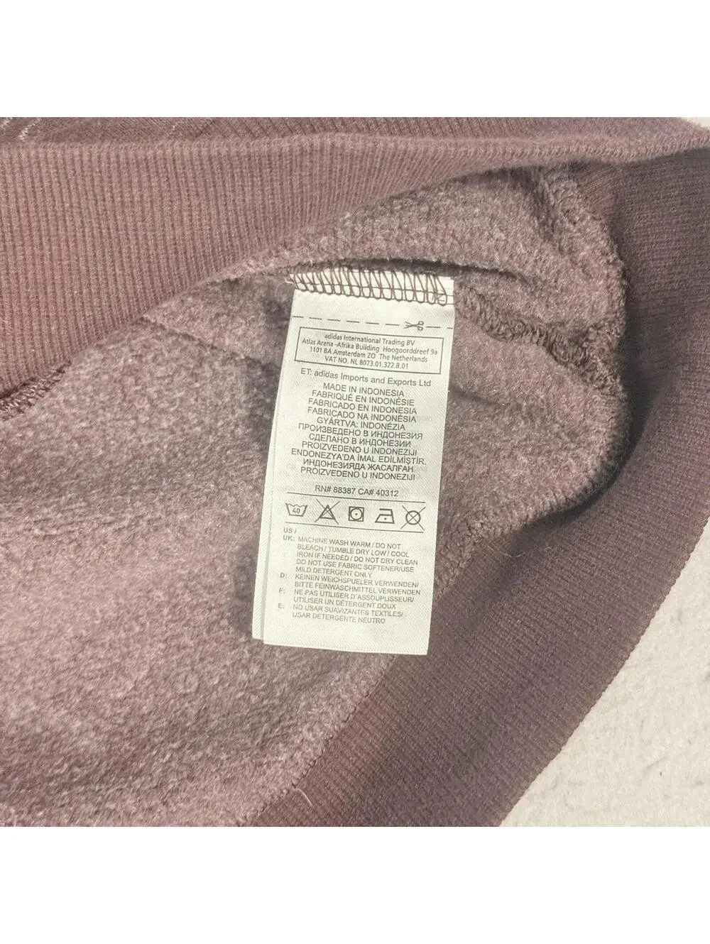 Adidas For Creators Only Sweater Brown‎ Burgundy Size Medium Athletic Pullover