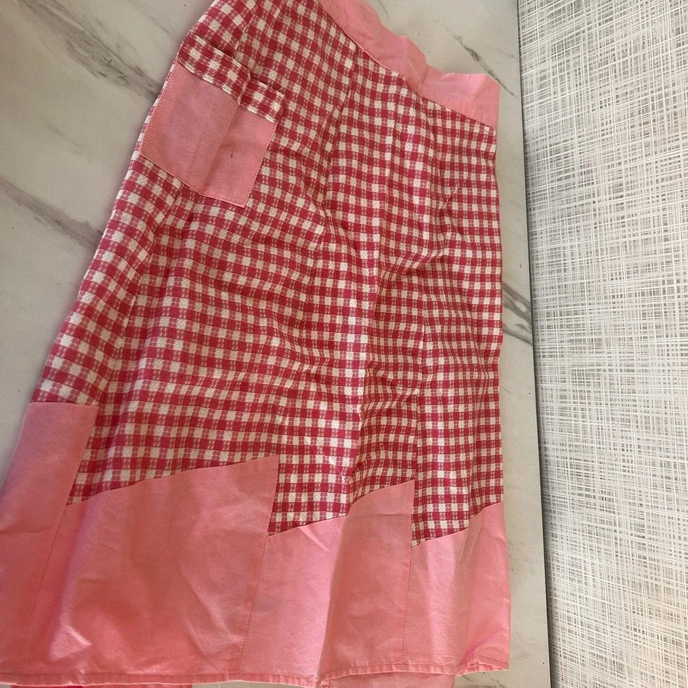 N/A pink gingham