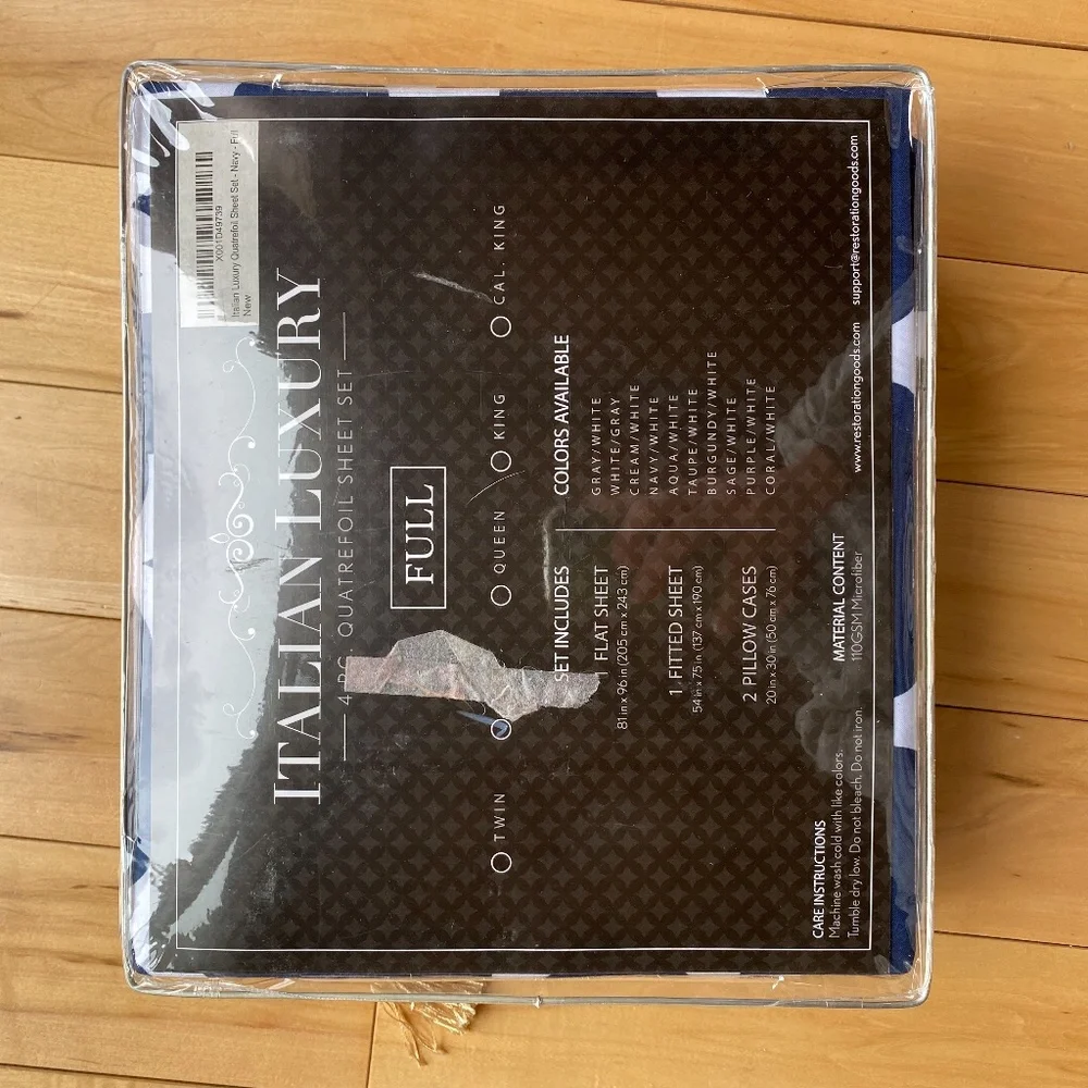 Italian Luxury microfiber bed