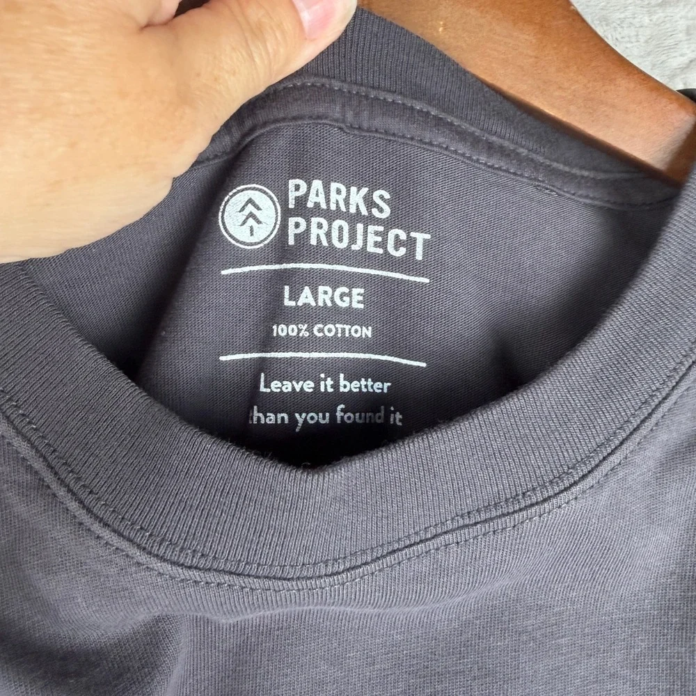 Parks Project Yosemite National Park Greatest Hits T-Shirt Mens Large Charcoal