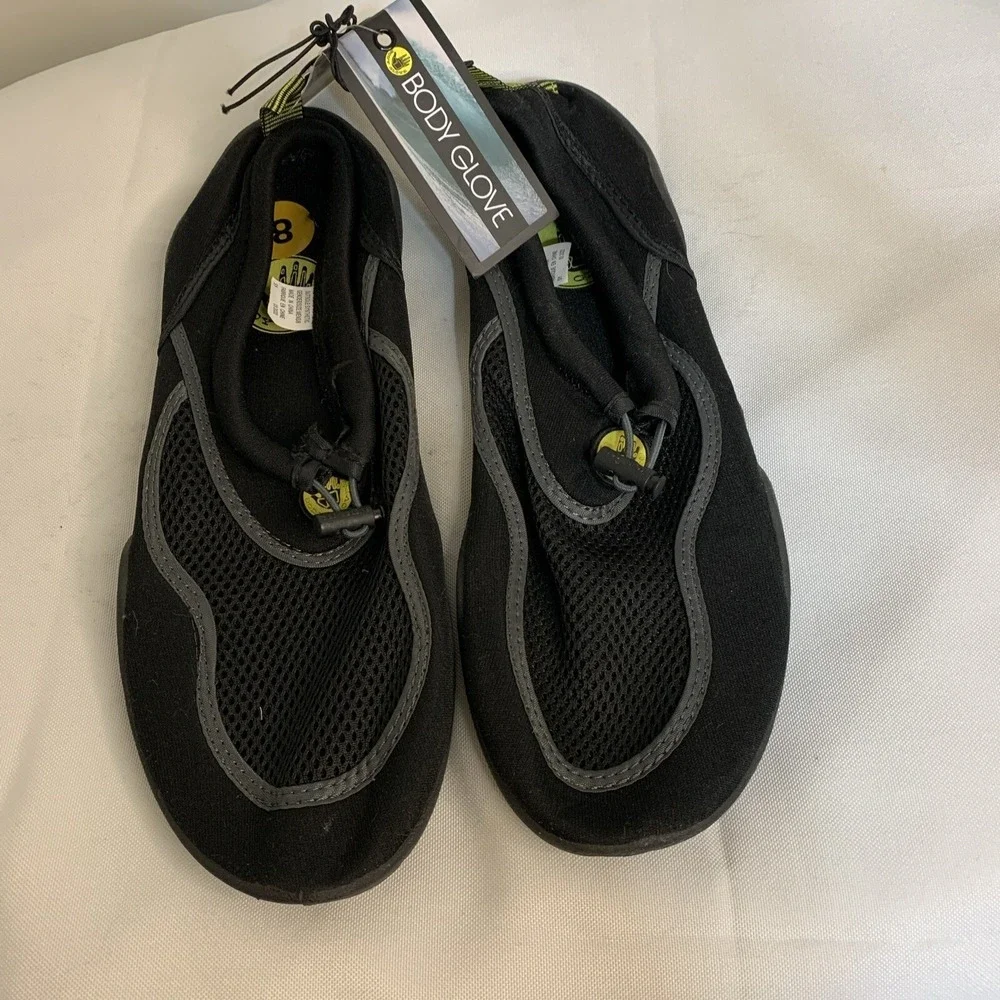 Mens Body Glove Black Water Shoes Size‎ 8.5