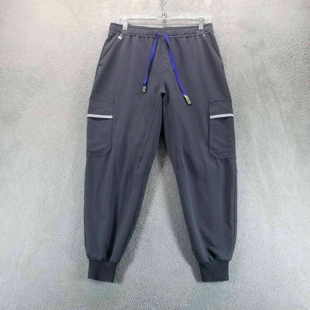 FIGS Pants Mens‎ M Gray Technical Collection Scrub Jogger Stretch Workwear Nurse